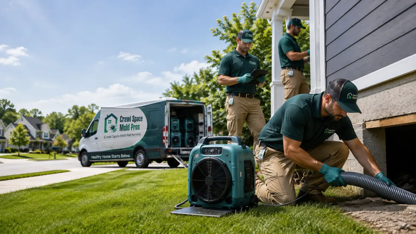 Crawl Space Mold Removal in Gotham, WI